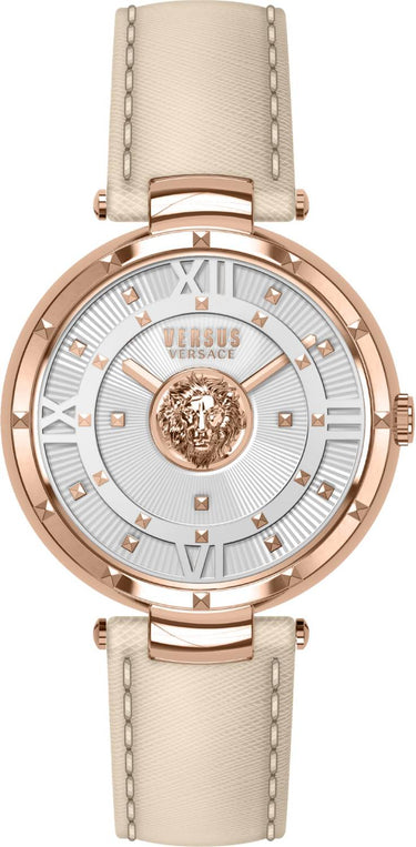 Versus by Versace Damen Armbanduhr Moscova 38 mm Armband Leder VSPHH3221